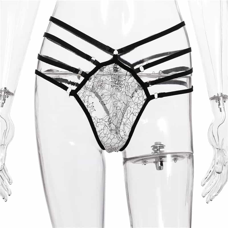 Halter Lace Bra Sexy Lingerie Set Panty Details